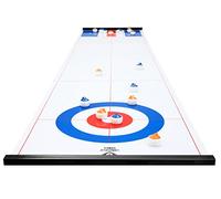 2 in 1 Curling and Shuffleboard Table-Top Game - 180cm (UK)