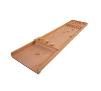 Shuffleboard 122 Cm Wood Natural 21-Piece