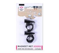 Magnetic cord for lifting boules "petanque"