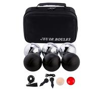 Engelhart 6 Boules Petanque in Zipper Bag