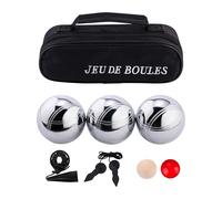 Engelhart French Boules Petanque Balls Garden Game Set with Carry Case