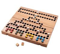 Engelhart Wooden Barricade Board Game - Easy Strategy Family Game for 2 to 4 Players, Compact 14.5 x 39 x 3.2 cm Game 350340