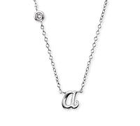 Engelsrufer Angel Whisperer ERN-INITIAL-A Pendant with Chain Rhodium-Plated Letter A