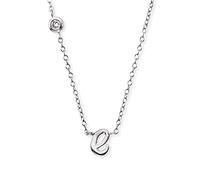 Engelsrufer Angel Whisperer ERN-INITIAL-E Pendant with Chain Letter E Sterling Silver