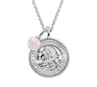 Engelsrufer Angel Whisperer ERN-LEO-RQ-ZI Women's Silver Zodiac Sign Necklace Leo