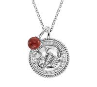 Engelsrufer Angel Whisperer ERN-SCORPIUS-RJ-ZI Women's Silver Zodiac Sign Necklace