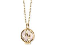 Engelsrufer Necklace Powerful Stone Rose Quartz XS Gold Tone ERN-HEALPARA-RQ-XS-G
