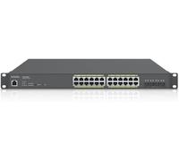 EnGenius ECS1528P Cloud Managed 24-Port Gigabit PoE+ Switch With 4 SFP+ Ports - 3 Layer Supported - Modular - 240 W PoE Budget - Optical Fiber, Twisted Pair