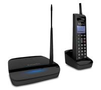 EnGenius FreeStyl 2 - telephones (Analog/DECT, Wall/Desk, Black, Handset, 0-50 °C, 902-928 Hz)