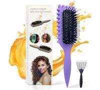 ENGHEK Curly Hair Brush, Bounce Curl Brush for Curl Hair, Curl Defining Brush for Women Men, Detangling Curl Brush Boar Bristle Hair Brush Less Pulling, Hair Separation