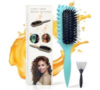 ENGHEK Curly Hair Brush, Bounce Curl Brush for Curl Hair, Curl Defining Brushes for Women Men, Detangling Curly Comb Boar Bristle Hair Brush Less Pulling, Hair Separation