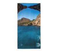 ENGhjes Arch In Mallorca Spain Stylish Printed Absorbent Long Towel For Home Trip Outing