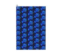 ENGhjes Blue Shining Stars Printing Golf Towel 24" X 16" With Carabiner Clip Towel Gift The Convenient Cleaning