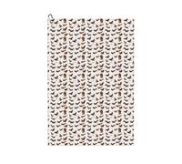 ENGhjes Cute Squirrels Printing Golf Towel 24" X 16" With Carabiner Clip Towel Gift The Convenient Cleaning