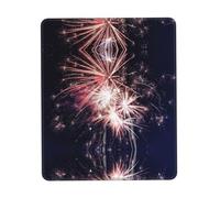 ENGhjes Explosion Firework 3d Large Gaming Mouse Pad With Stitched Edges, Durable Non-Slip Natural Rubber Base