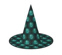 ENGhjes Galaxy Animal Dragonfly Printing Halloween Hat Soft Oxford Cloth For Carnivals Foldable Space Saving Design
