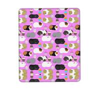ENGhjes Guinea Pigs And Cupcakes Large Gaming Mouse Pad With Stitched Edges, Durable Non-Slip Natural Rubber Base