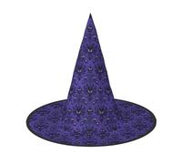 ENGhjes Haunted Mansion Printing Halloween Hat Soft Oxford Cloth For Carnivals Foldable Space Saving Design