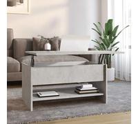 engin lift-up wooden coffee table in concrete effect