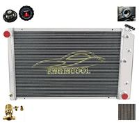 EnginCool 3 Row Aluminum Radiator For 1973-1990 Chevy Caprice C10 C20 C30 K10 K20 K30 C15 Suburban El Camino Malibu K5 Blazer Pickup
