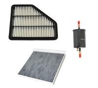 Engine air filter 3Pcs Fuel Cabin Air Filters Kit For CHANGAN CS75 (S301) 1.8T 2.0L 2013-1109013-M01 8119011N02 96335719 96444640 Car Accessories