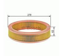 Bosch S9054 Car Air Filter - Separates Particles from the Air Intake - Moisture-resistant plus High Tensile Strength