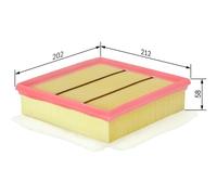 Engine Air Filter Fits Vauxhall Corsa Corsavan Opel Corsa Bosch F 026 400 049