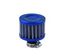 Engine Air Filter Universal Motorcycle Cold Air Intake High Flow Crankcase Cover Mini Breather Filters Car Air Filter(12MM Blue)