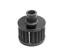 Engine Air Filter Universal Motorcycle Cold Air Intake High Flow Crankcase Cover Mini Breather Filters Car Air Filter(12MM Black)