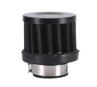 Engine Air Filter Universal Motorcycle Cold Air Intake High Flow Crankcase Cover Mini Breather Filters Car Air Filter(25MM Black)