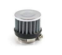 Engine Air Filters Cold Air Intake Filter Systems Kit Car Sport Racing Engine Filters Cover Box Housing High Flow 0.5 1inch 12MM 25MM Car Air Filter(25mm-Sliver)