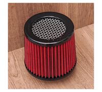 Engine Air Filters High Flow Air Filter 3'' 76mm Universal Cold Air Intake Filters Cleaner Car Accessories Air Filter(Red)