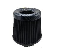 Engine Air Filters Intake Air Filter 3 Inch 76mm Car Motorcycle Universal High Flow Air Filter Mushroom Head For Big Horsepower Performance Air Filter(Black 76mm)