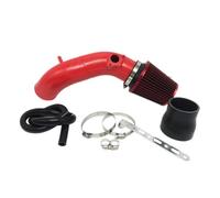 Engine Air Intake Hose Cold Air Intake Kit Aluminum Alloy Red With Large Flow Air Filter For Accord 8 2.4L For SPIRIOR For Odyssey 2.4L Air Hose Pipe(A)