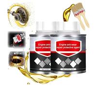 Engine Anti-wear Repair and Maintenance Conditioner, Highly Effective Engine Anti-Wear Protectant, Engine Restorer & Lubricant, Agent Noise Reduction and Shaking Cure Oil Burning Additive (2PC)