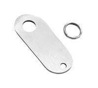 Engine Bell Hooks & Split Rings Motorcycle Bell Hooks - Fits Any Key Chain - Easy to Use Stainless Steel Motorcycle