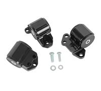 Engine Billet Motor Mount Bracket Kit 3-Bolt Compatible with 1992-2001 Honda Civic Acura Integra B D Series Manual Transmission 3PCS