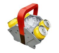 Engine Block Drinks Cooler - Car Design Beer and Beverage Can Holder with Ice Chamber | Novelty Drinks Cooler for Parties, Tailgating, BBQ, Home Bar and Unique Gift for Car Lovers