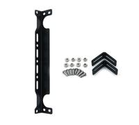 Engine Bracket for Trust for British for Mocal Type Oil Cooler Bracket Car Accessories Universal Aluminum Engine Mounting Brackets Kit Gearbox Mount(Black)
