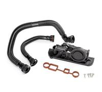 Engine Breather Hose Compatible with A3 8P1 2003-2012 for A6 4F2 C6 2004-2011 PCV Crankcase Vent Valve Hose Kit 06F129101C 06F103235 06F103483E