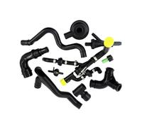Engine Breather Vent Hose Compatible with VW for Beetle 1999-2010 for Passat 2001-2005 1.8T Auto PCV Hose Crankcase Breather Pipe Valve Kit 058133753D