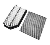 Engine & Cabin Air Filter Compatible with Hyundai Accent (2012-2017), Veloster (2012-2017), Kia Rio (2012-2017), Replacement for CA11206, CF10709, 28113-B2000