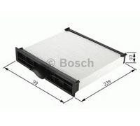 Pollen / Cabin Filter fits HYUNDAI GETZ TB 1.6 02 to 09 G4ED Bosch S976171C001AT