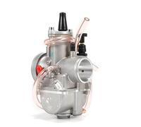 Engine Carb For PWK 28 30 32 34mm Scooter 2T 4T ATV Motorcycle Flat Curtain Carburetor Dirt Bike Motocross Accessories Motorbike Carburetor(30MM)