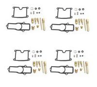 Engine Carb Repair Parts Replacement Motorcycle Carburetor Repair Kit For For Z 400 FX J LTD-2 KZ 550 GPZ 1980-1983 Carb Floating Needle Gaske Replaces Kits(Set 1)