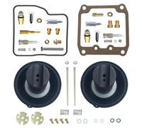 Engine Carb Repair Parts Replacement Motorcycle Carburetor Repair Kit For Suzuki INTRUDER 400 VS400 FRONT & REAR Carb Diaphragm Float Parts Replaces Kits(SET 2)