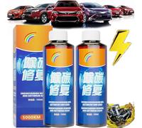 Engine Carbon Removal Repair Agent, Aneedtools - Engine Carbon Removal Repair Agent, Highly Effective Engine Anti-Wear Protectant, Noise Reduction and Anti-Shaking (2 Bottles)