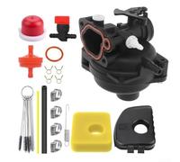 Engine Carburetor Kit Compatible with BS 500 Series 125cc 150cc, Replaces Part 799583 593261, Includes Air Filter Cover Fuel Line Clips