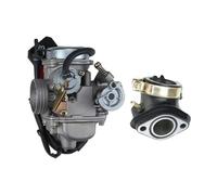 Engine Carburettor For GY6 For 125cc For 150cc Scooter ATV 4 Stroke 24mm Motorcycles PD24J Carburetor Electric Choke Motorcycle Accessories Carburetor Motorcycl(PD24J With interface)