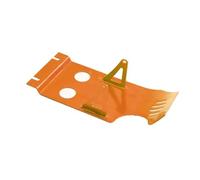 Engine Chassis Protection Guard Universal Aluminum Engine Protect Guard Skid Plate For Pit Dirt Bike - Fits 50cc-140cc For CRF50 XR50 50cc 70cc 90cc 110cc 125cc(Orange)